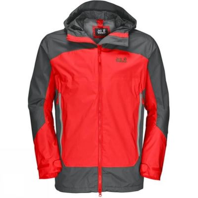 Chaquetas Jack Wolfskin North Slope Hombre Rojas - Chile SJI901642